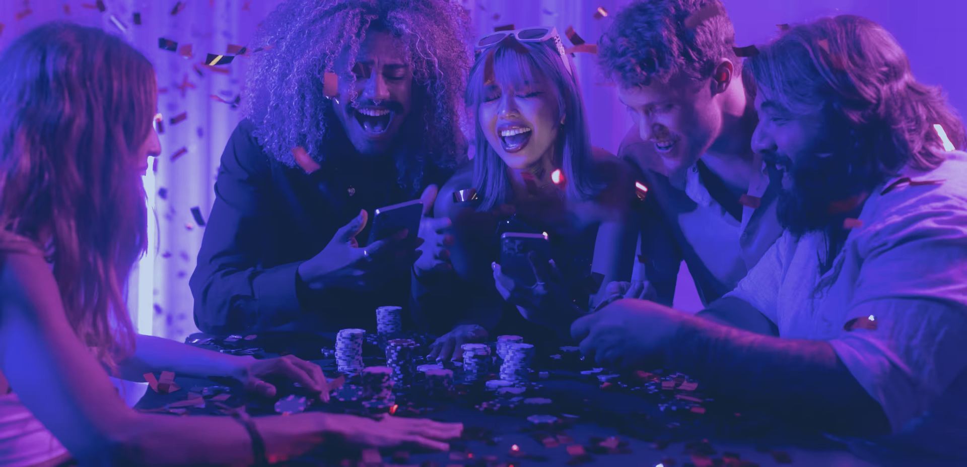 Players celebrating a big win at Christchurch Casino